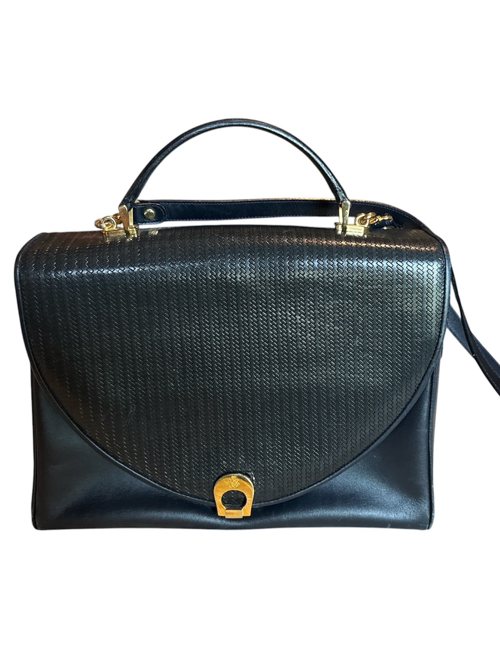 Rare! Venice Simplon Orient Express Collection black crossbody satchel